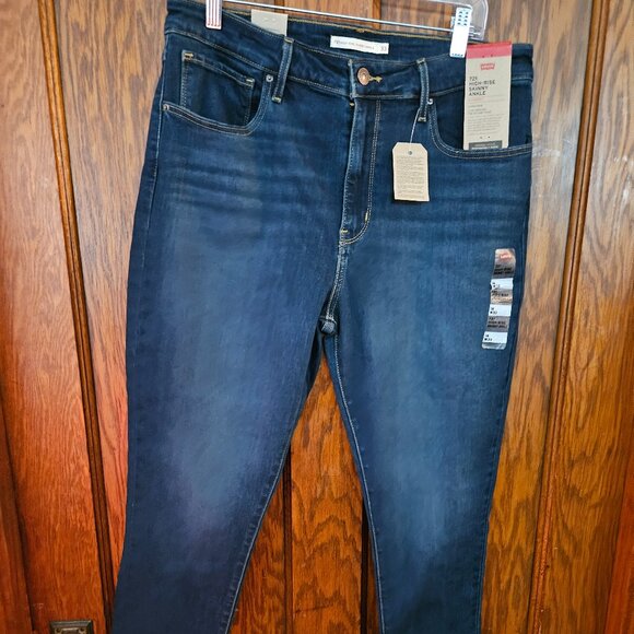 721 High Rise Skinny Ankle Jeans SZ 33 -16 - Picture 1 of 9